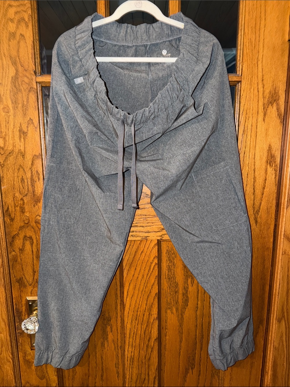 lululemon athletica Women’s Heather Gray Drawstring Joggers